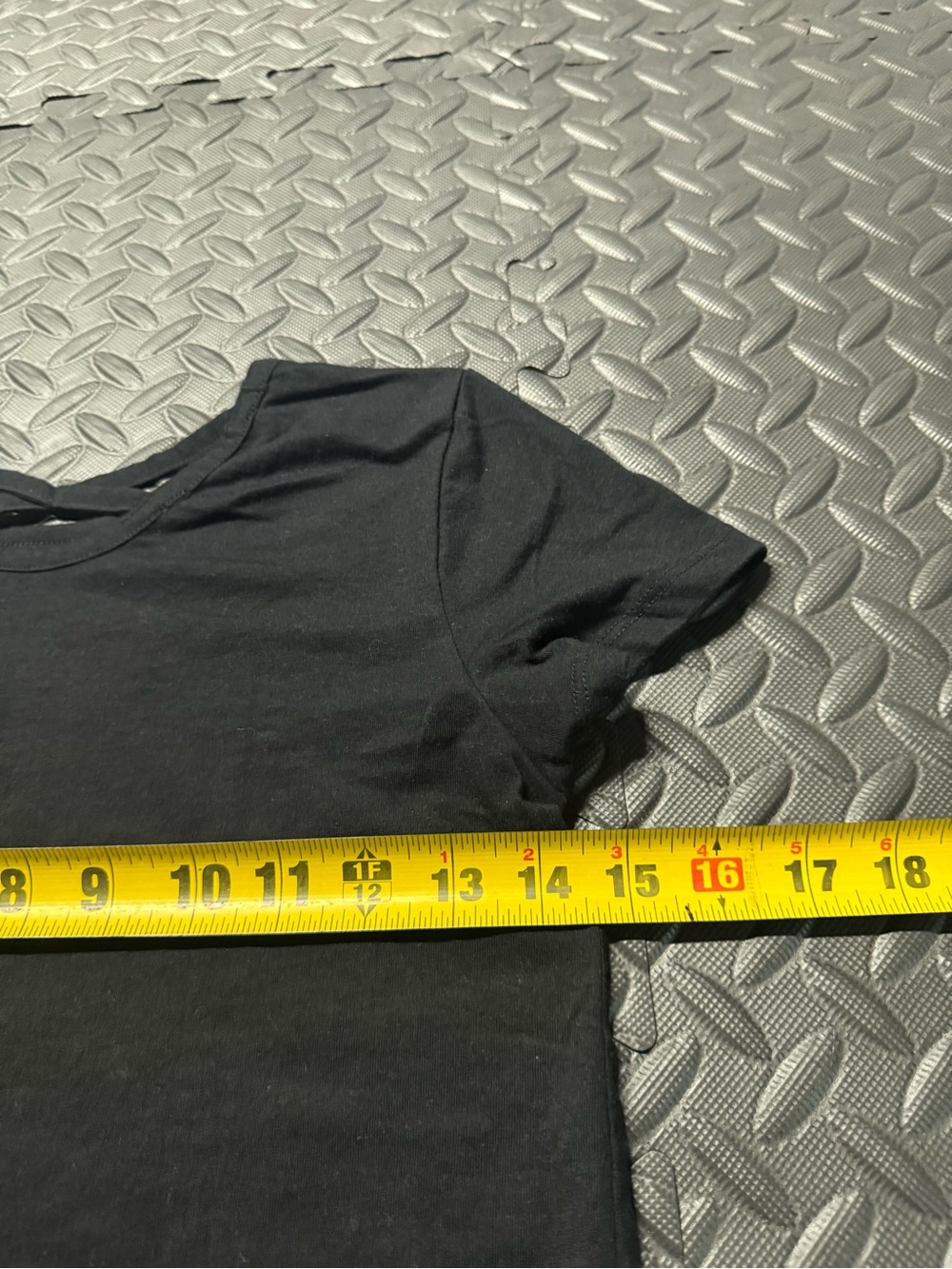 Old Navy Girls Black Softest Tee Criss Cross Back Top Size L 10-12 - Picture 7 of 8